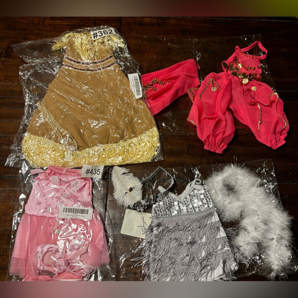 Lot of 4 new items for 18-inch dolls